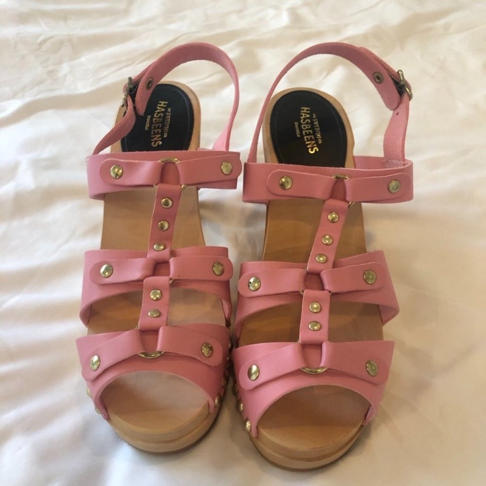 NEW Swedish Hasbeens heels 37 narrow